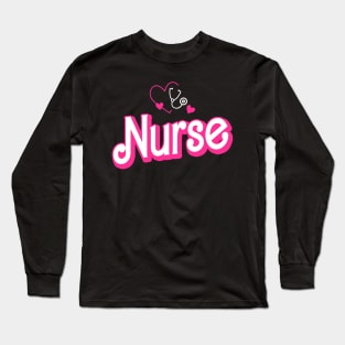 Retro Nurse Gifts Nurse Week Gifts Womens Funny Nurse Long Sleeve T-Shirt